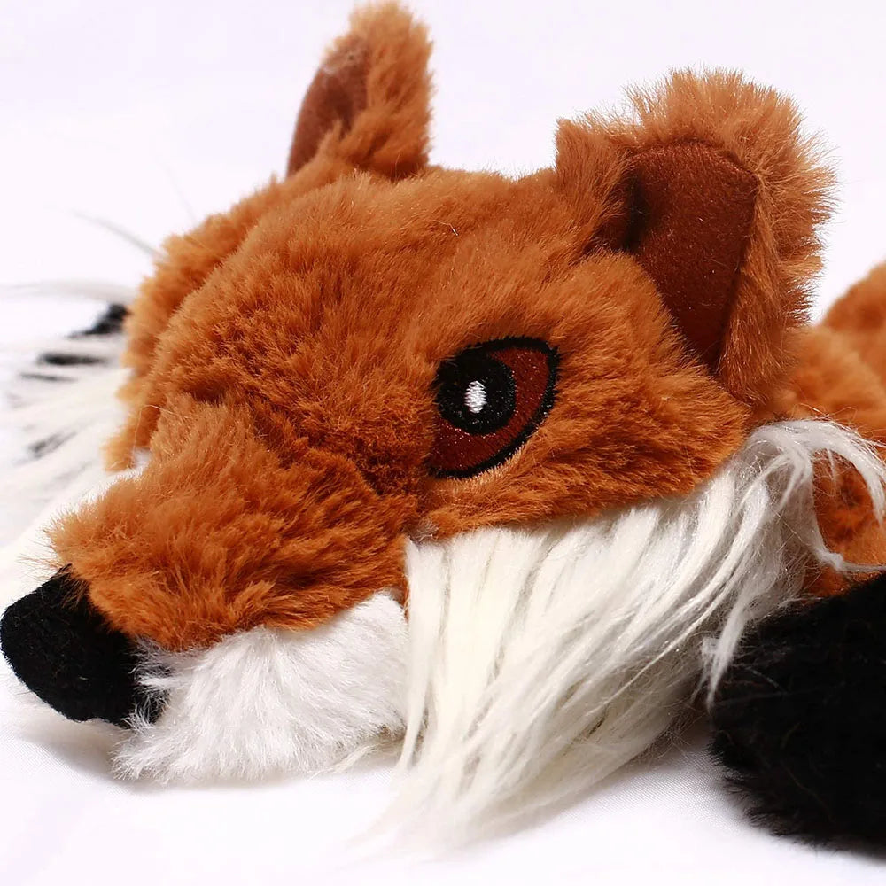 Jouet pour chien en peluche crocodile couineur avec papier froissé