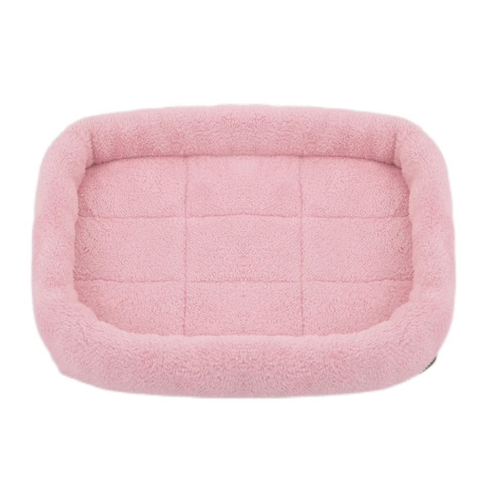 Soft Plush Pet Bed Mat – Calming Cushion for Cats & Dogs, S to XXL
