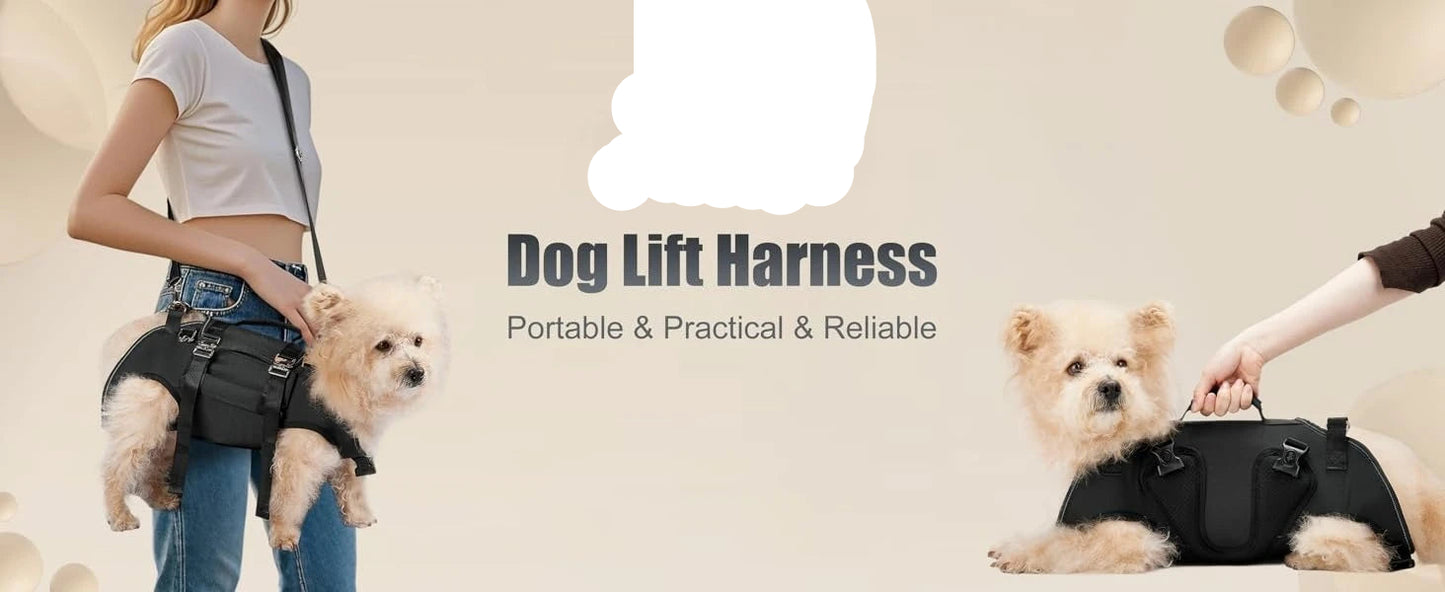 5-in-1 Dog Lift Harness & Sling Carrier with Spine Support