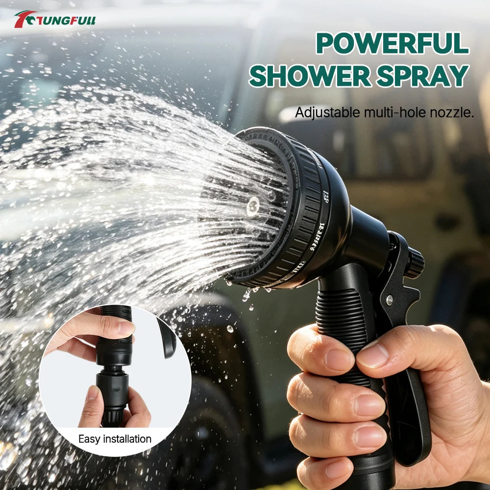 Portable Manual Camping Shower Pump with 3m Hose