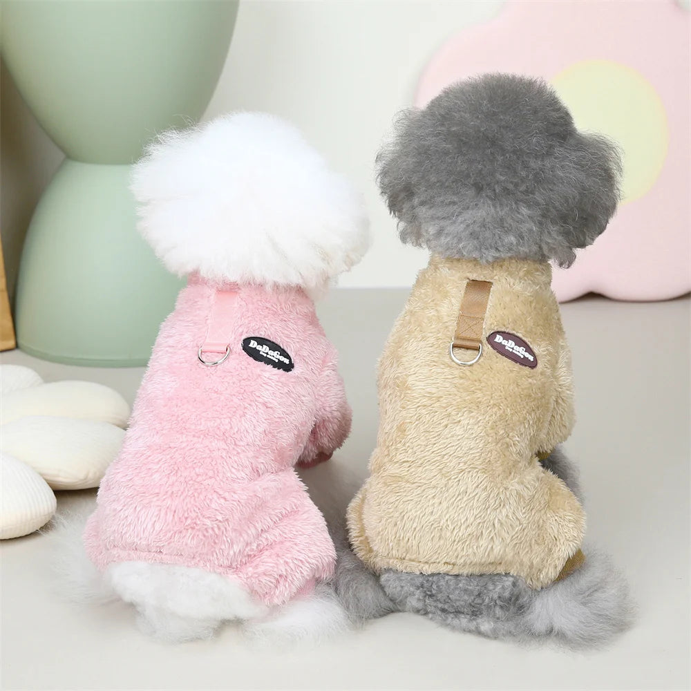 Warm Fleece Jacket & Jumpsuit for Cats and Small Dogs