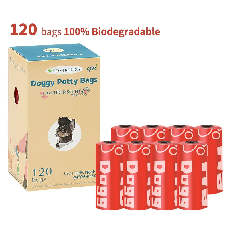 Biodegradable Dog Poop Bags with Dispenser
