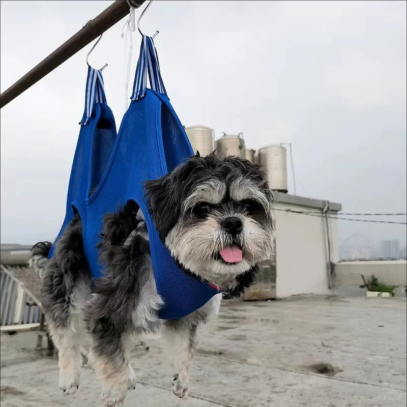 Mesh Grooming Hammock & Restraint Bag for Dogs & Cats