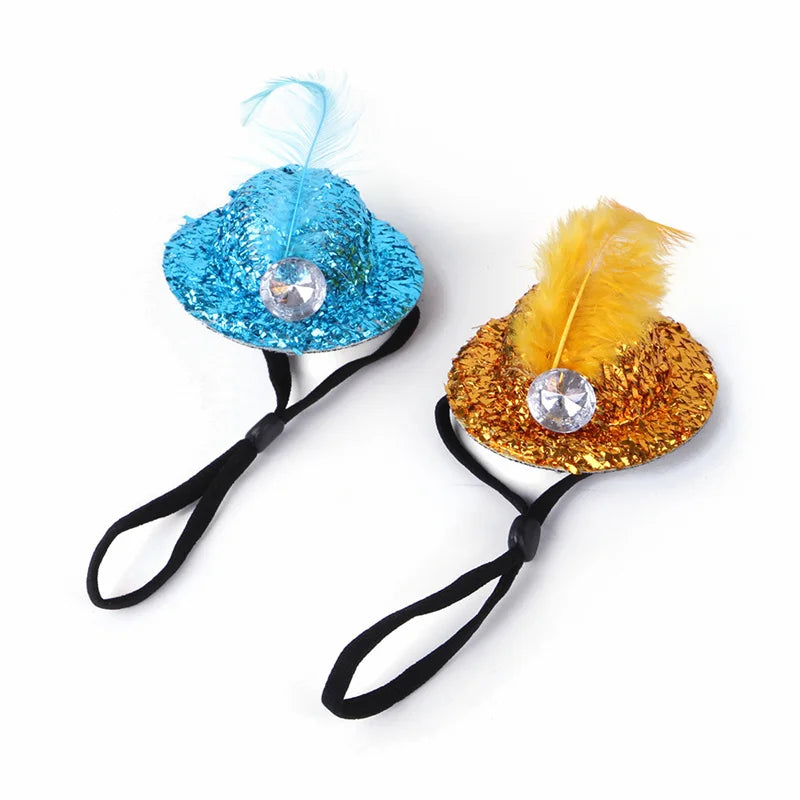 Adjustable Mini Party Hat for Hamsters, Rats & Guinea Pigs