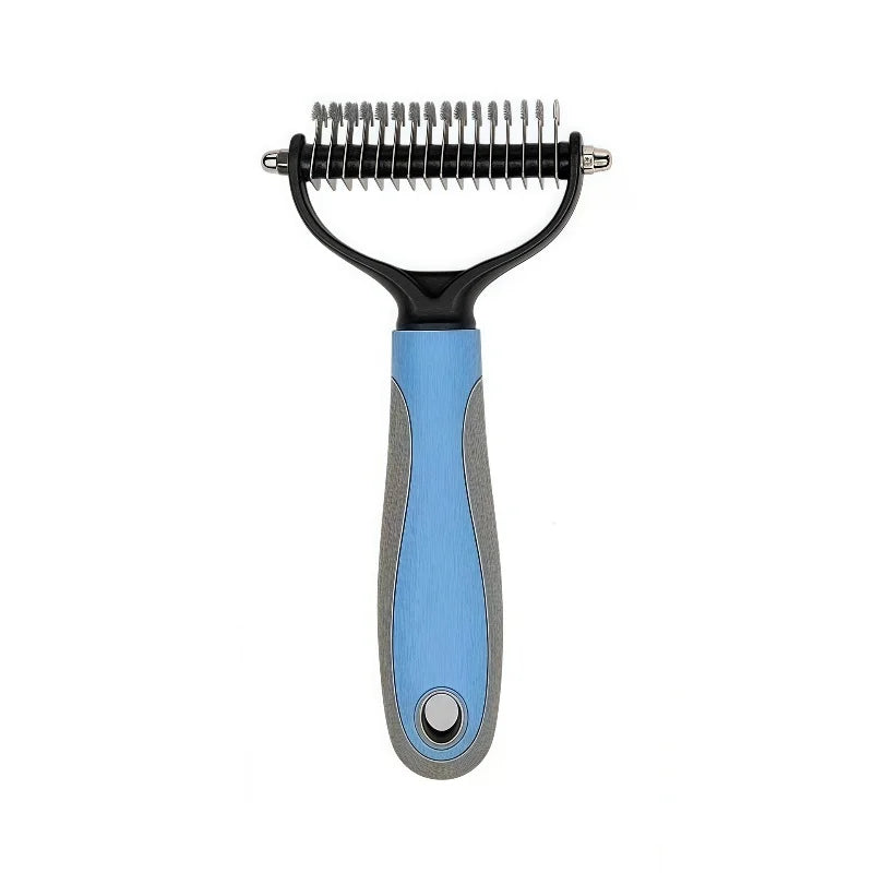 Double-Sided Pet Deshedding & Dematting Comb