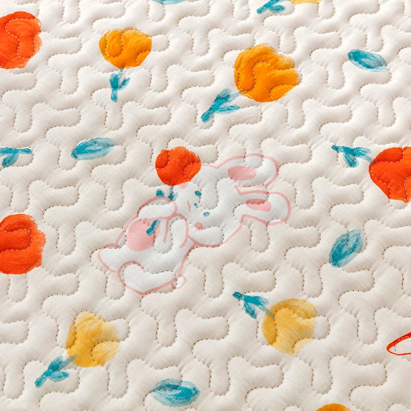 Washable Cotton Pet Floor Mat – Multi-Use Bedding Pad