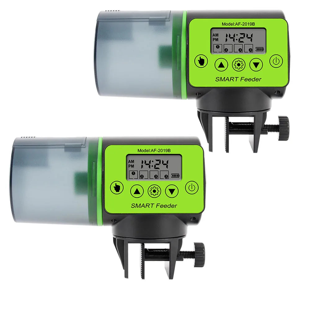 Distributeur automatique intelligent de nourriture pour aquarium à grande capacité et avec fonction de minuterie
