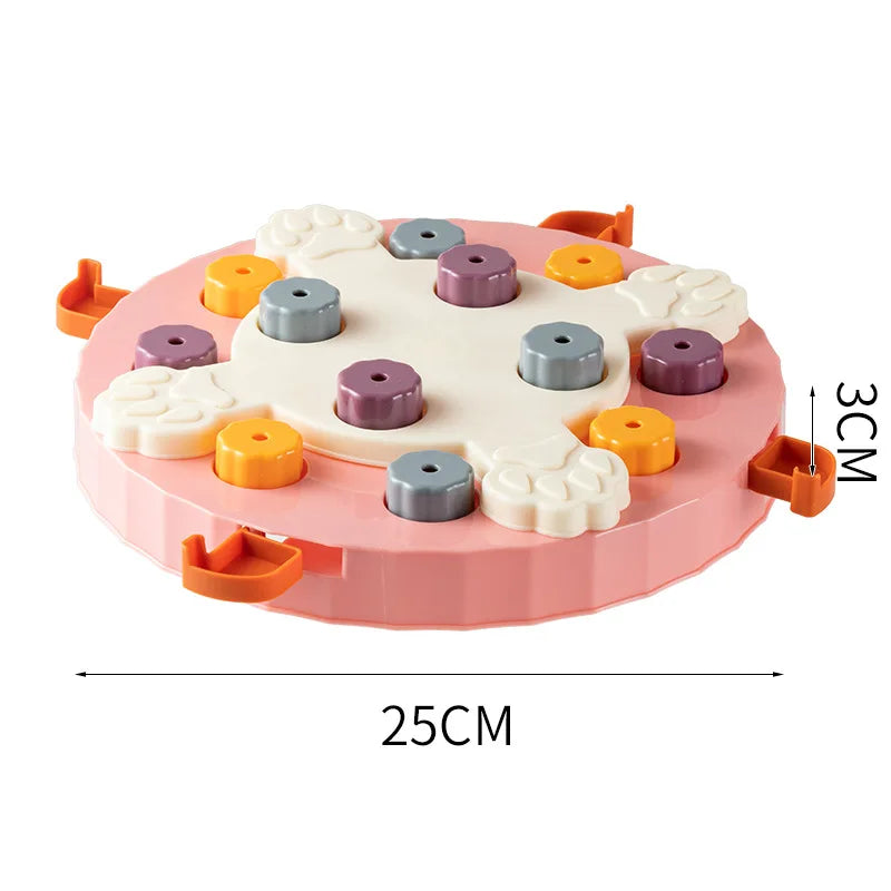 Interactive Puzzle Slow Feeder Bowl for Cats & Dogs
