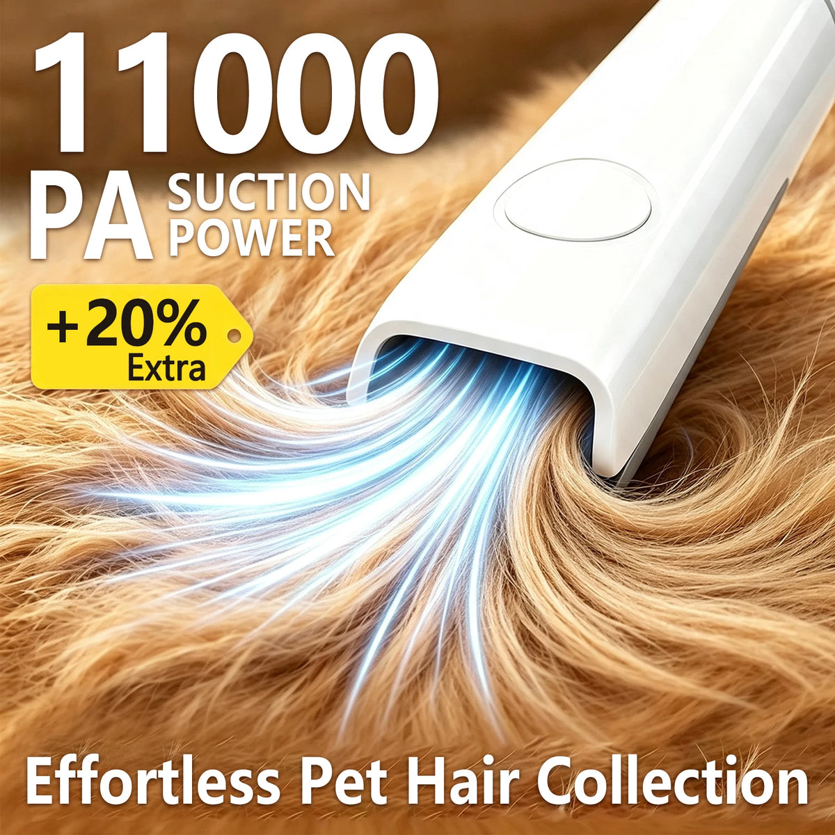 5-in-1 Pet Grooming Vacuum Kit | UK Plug Available | 2L | 3 Speeds | CE Certified