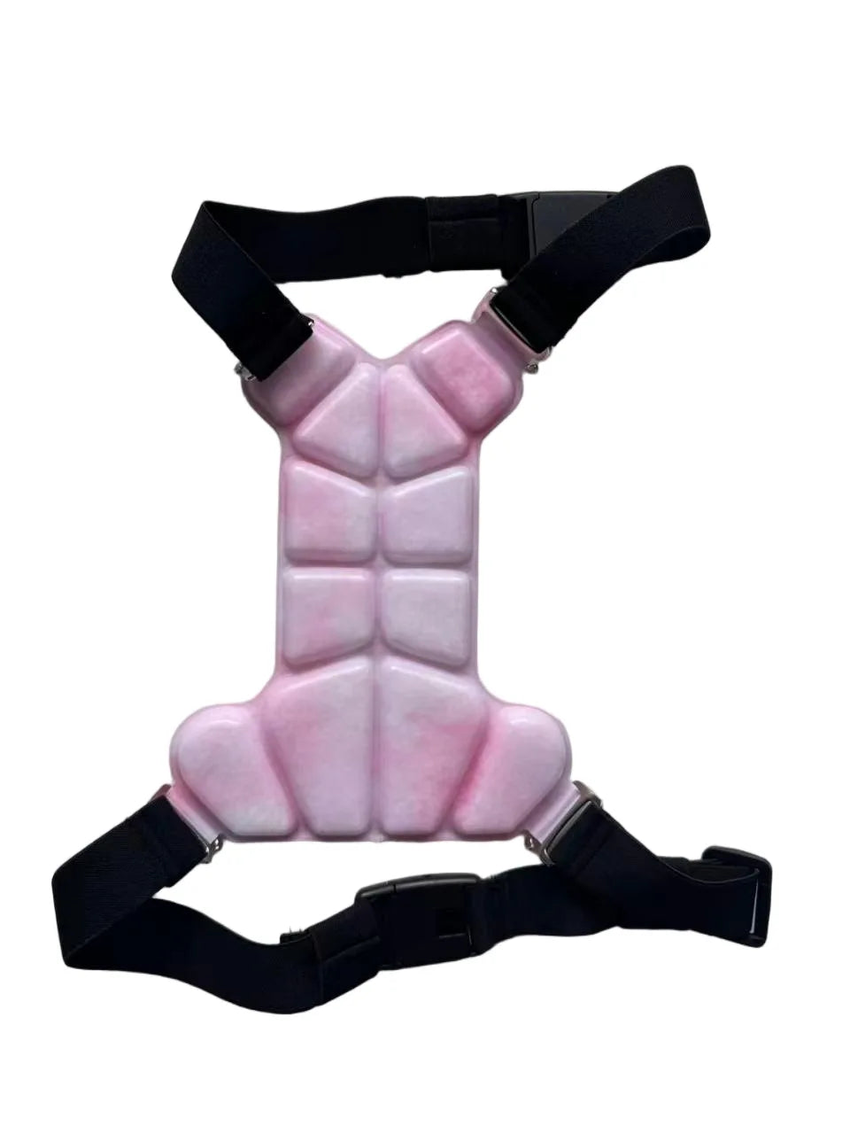 Reusable Gel Dog Cooling Harness Vest with Elastic Straps — Lightweight Summer Cooler