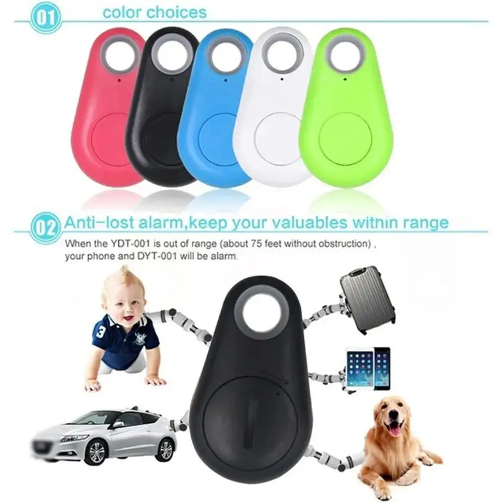 Bluetooth Anti-Lost Tracker Tags for Pets, Keys & Bags — Single to 5-Pack