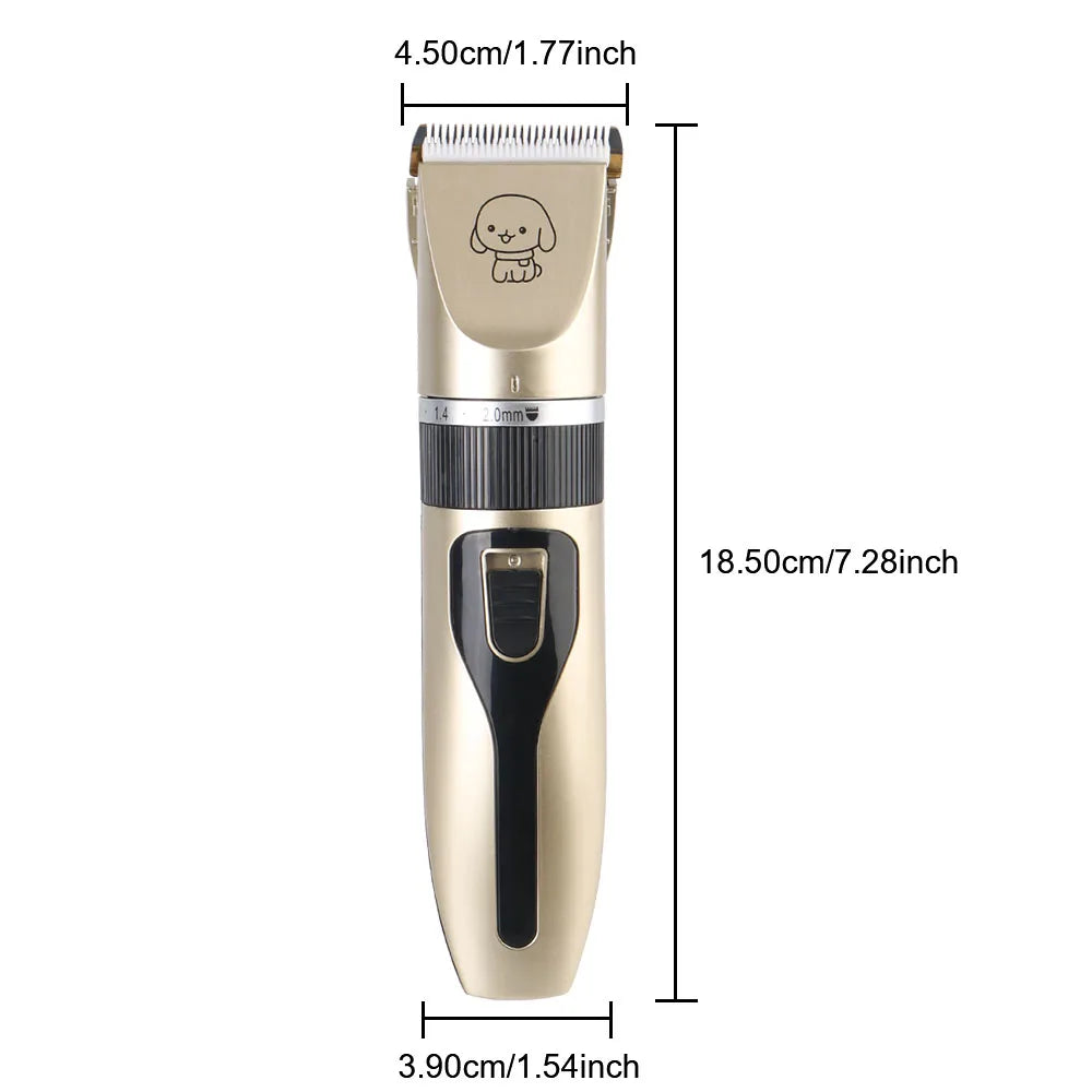 Electric Pet Hair Clipper & Grooming Set