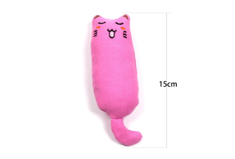 Catnip Plush Toy with Crinkle Sound - Dental Chew for Cats & Kittens