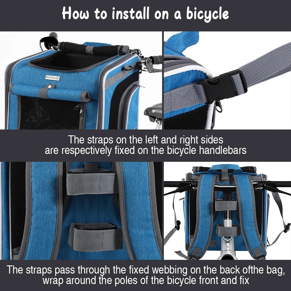 Expandable Soft-Sided Pet Carrier with Four Access Openings