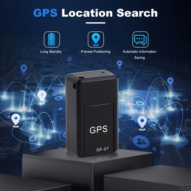 GF07 Mini Magnetic GPS Tracker for Cars, Bikes & Bicycles