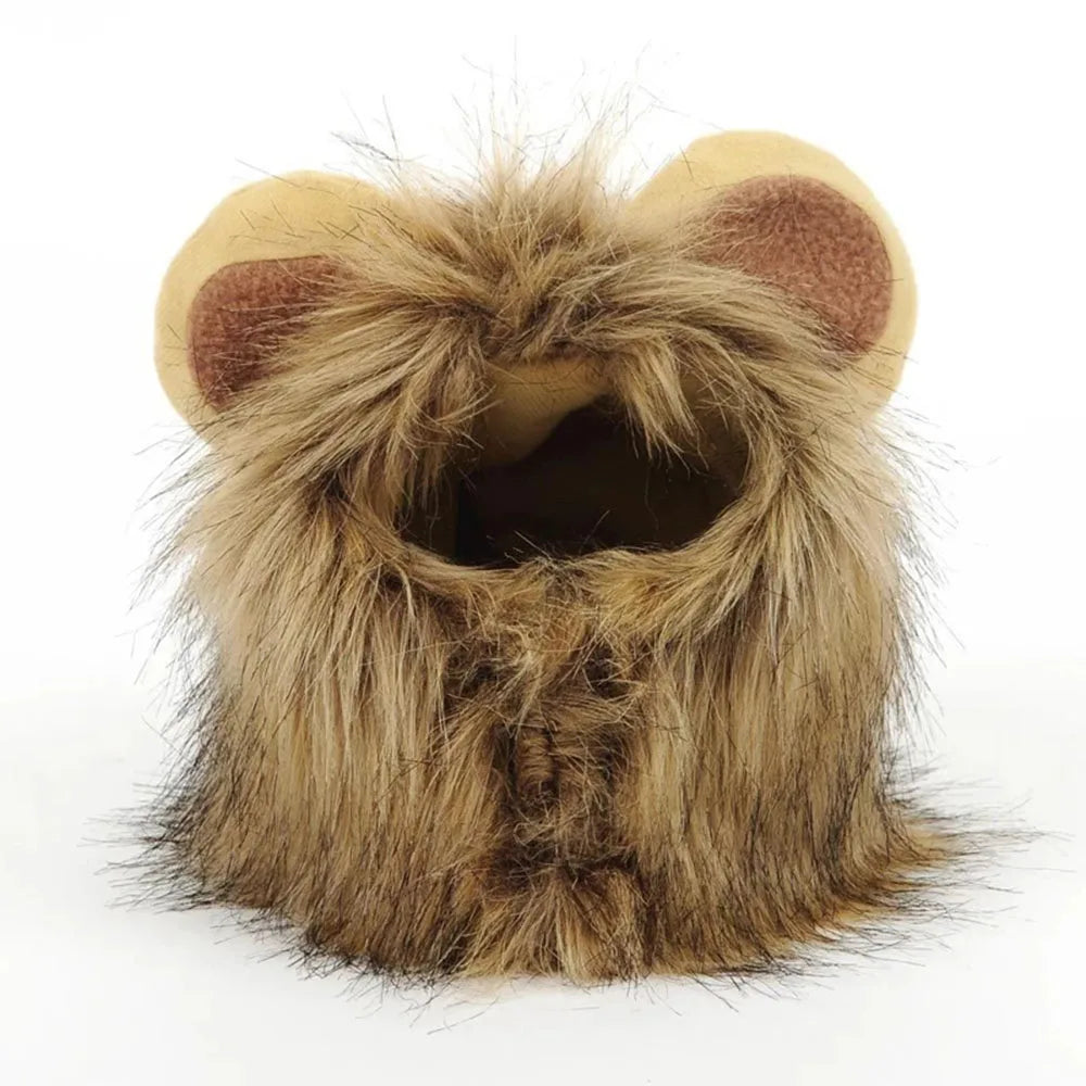 Lion Mane Wig for Cats & Small Dogs – Fancy Dress Costume