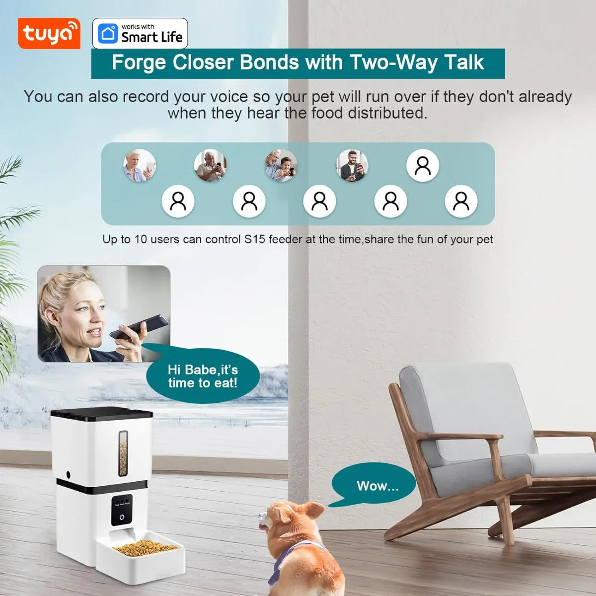 Automatic Pet Feeder with HD Camera