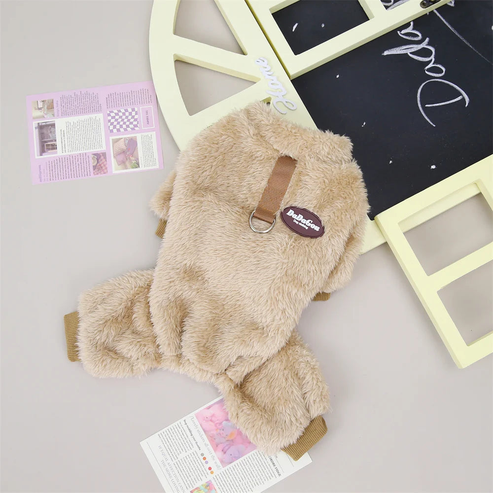 Warm Fleece Jacket & Jumpsuit for Cats and Small Dogs