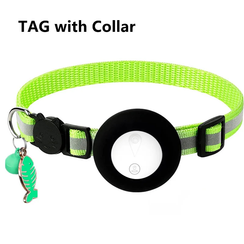 Pet Locator Tag with Optional Collar