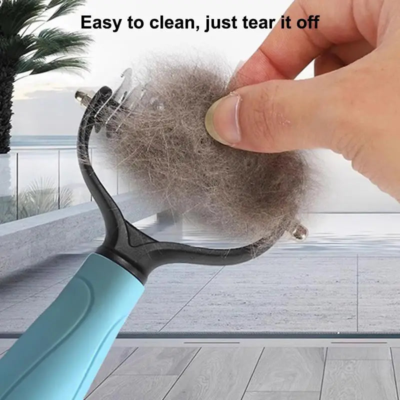 2-Sided Pet Deshedding & Dematting Brush