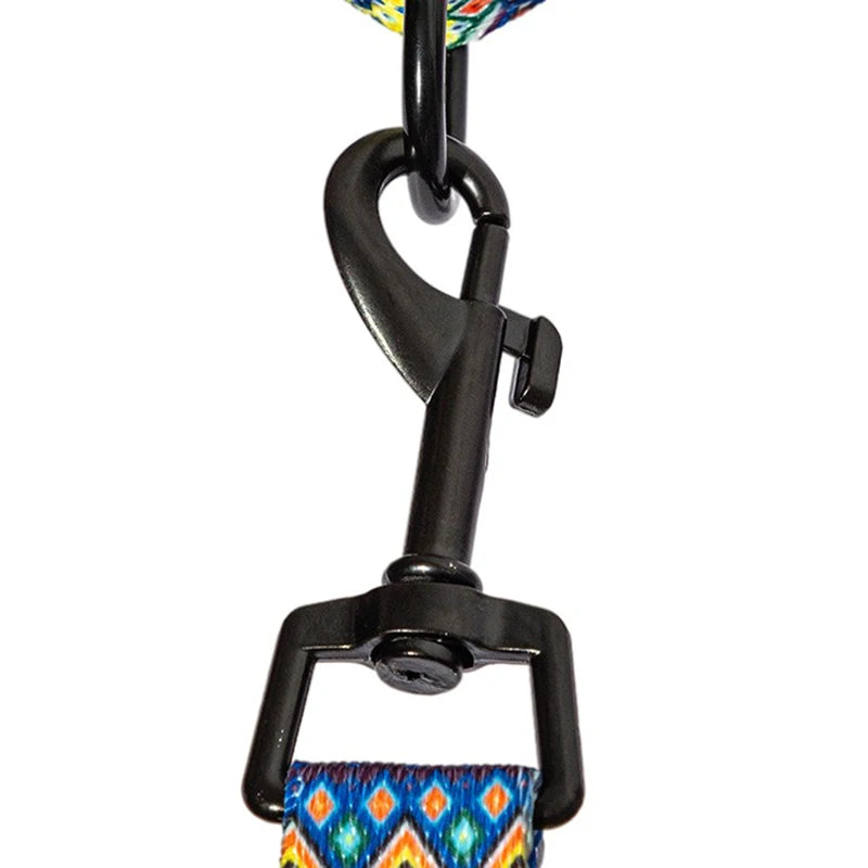Bohemian Style Dog Collar & Leash Set – Adjustable for Small, Medium & Large Dogs