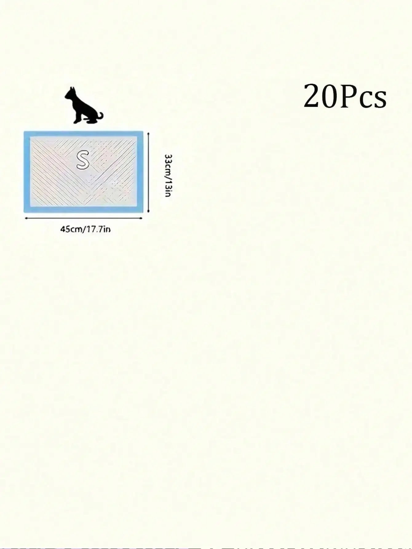 Thickened Dog Pee Pads – Pack of 100