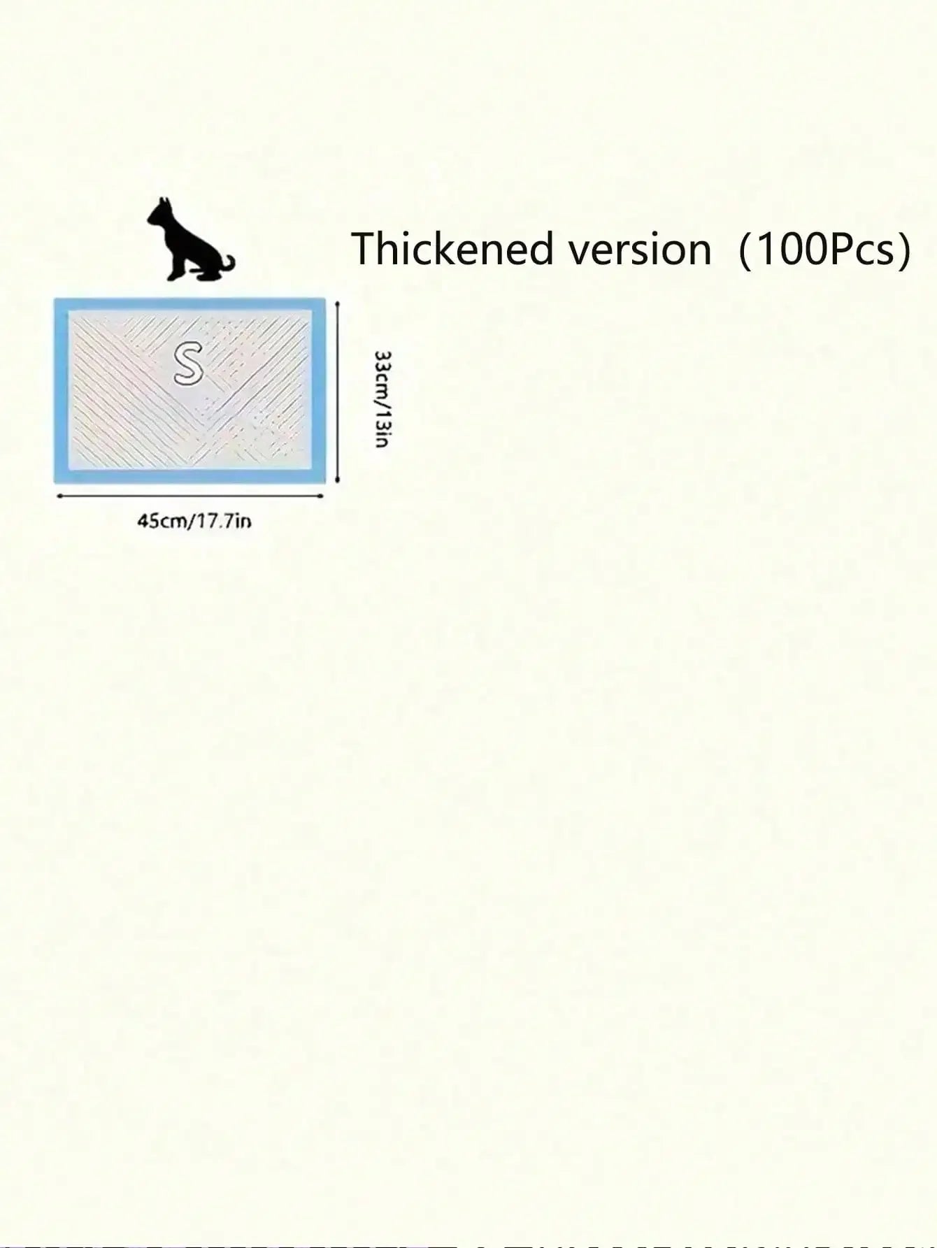 Thickened Dog Pee Pads – Pack of 100