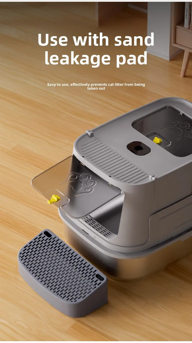 Covered Cat Litter Box