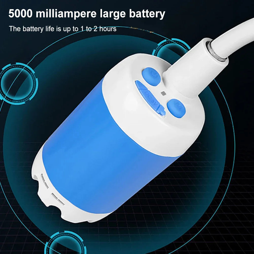 Rechargeable Camping Shower Pump with Digital Display