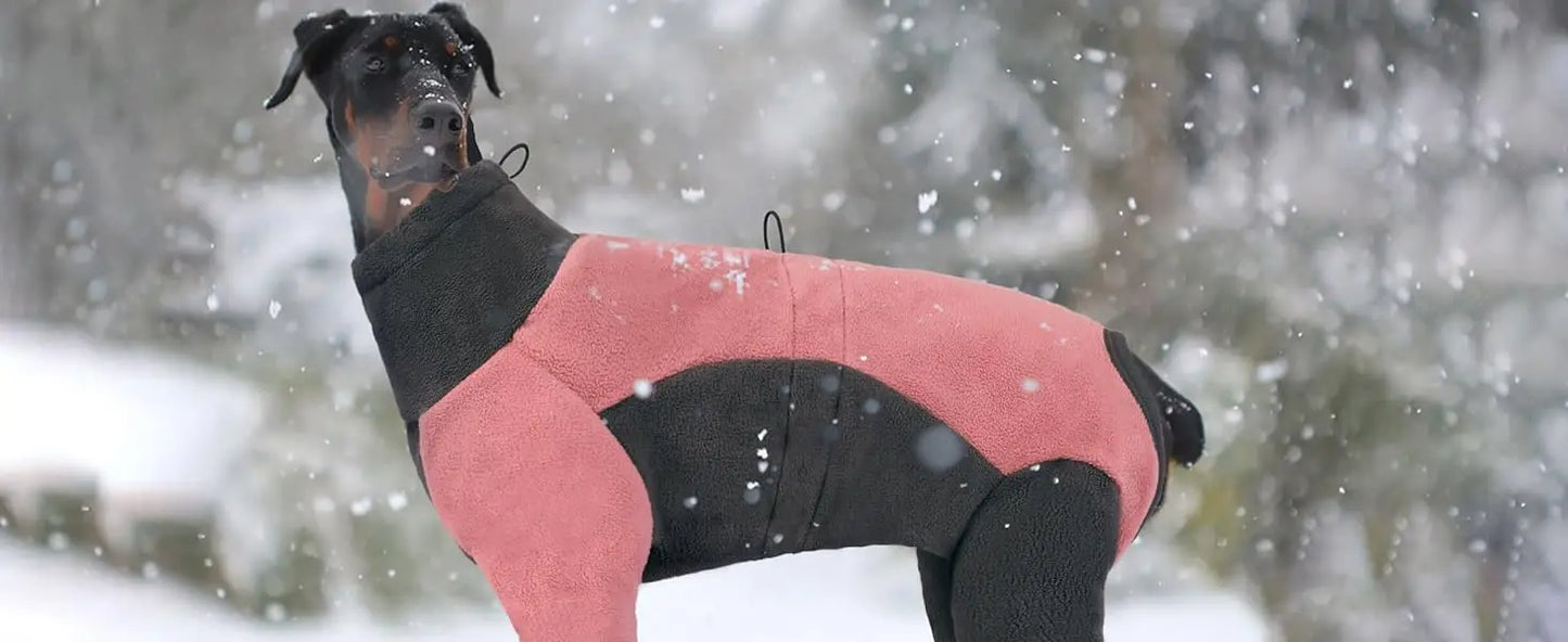 Soft Fleece Dog Winter Onesie