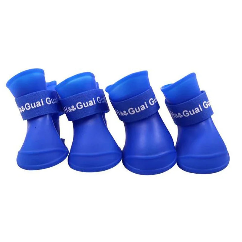 Silicone Waterproof Dog Rain Boots