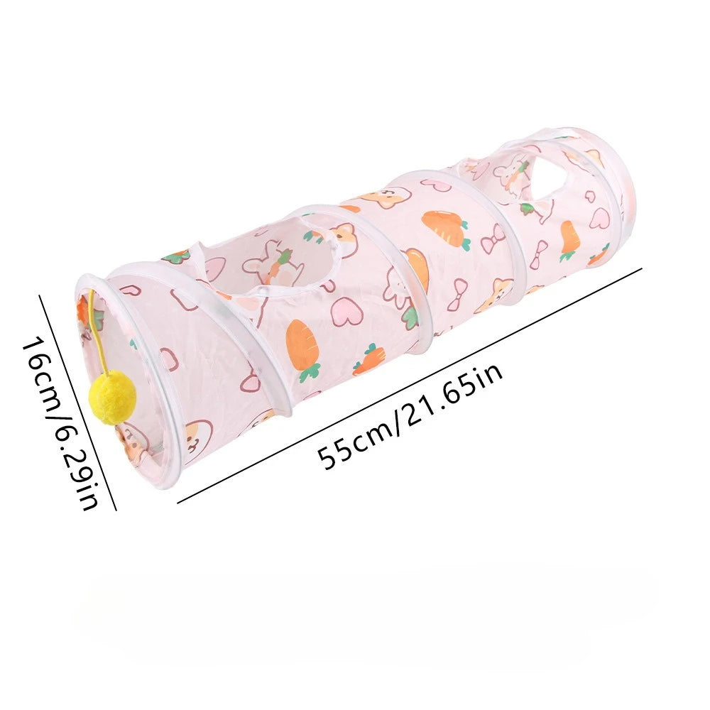 Carrot Shaped Hamster Hideout and Tunnel