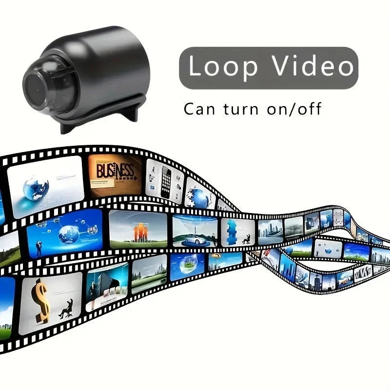 X5 1080P WiFi Mini Camera with Motion Detection Alerts & Night Vision