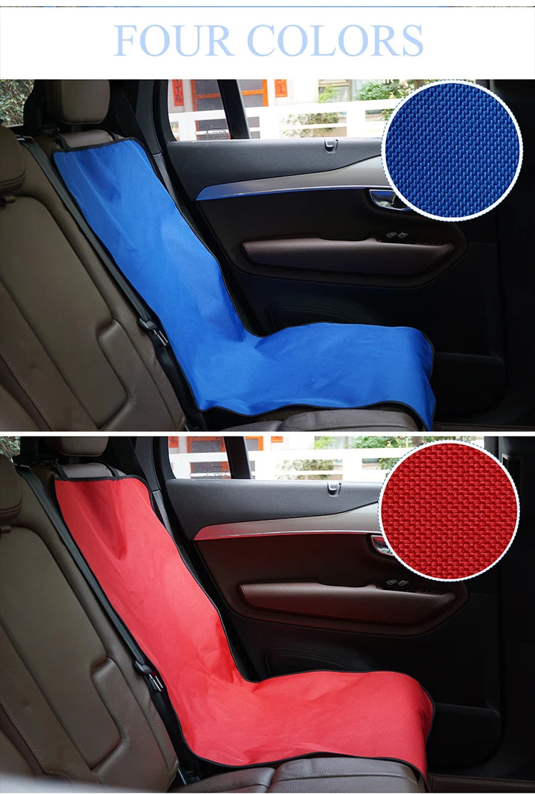 Waterproof Pet Car Seat Cover & Back Seat Protector Mat for Dogs & Cats