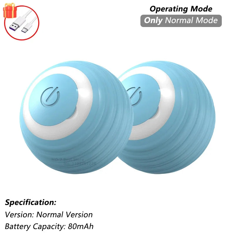 Balle interactive pour chat - Balle roulante automatique avec queue - Soins pour animaux plus intelligents