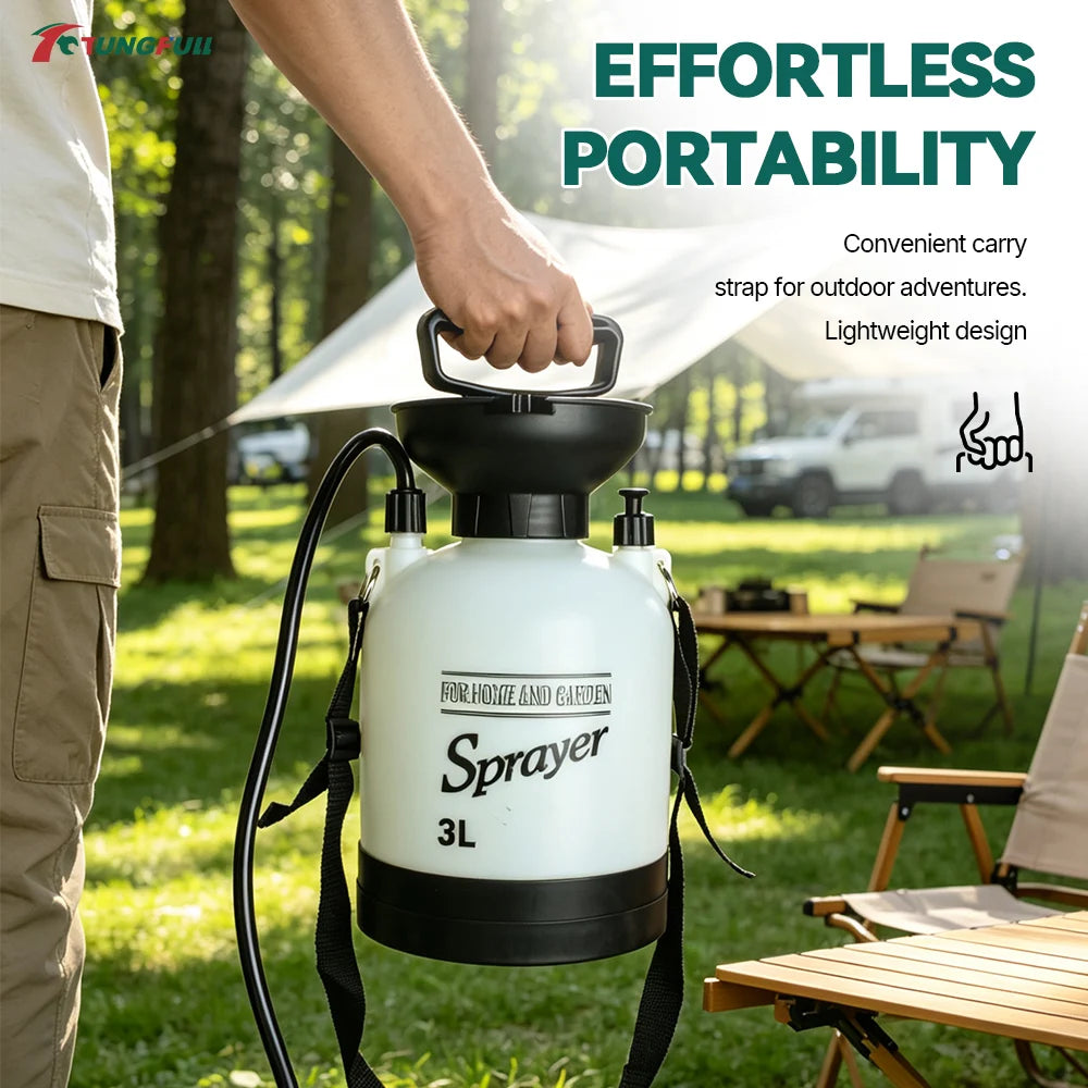 Portable Manual Camping Shower Pump with 3m Hose