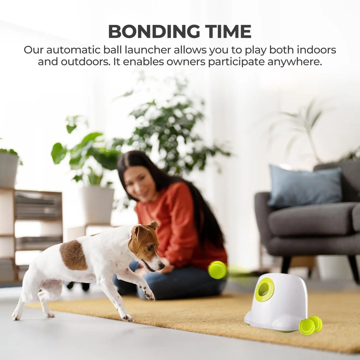 Automatic Mini Dog Ball Launcher