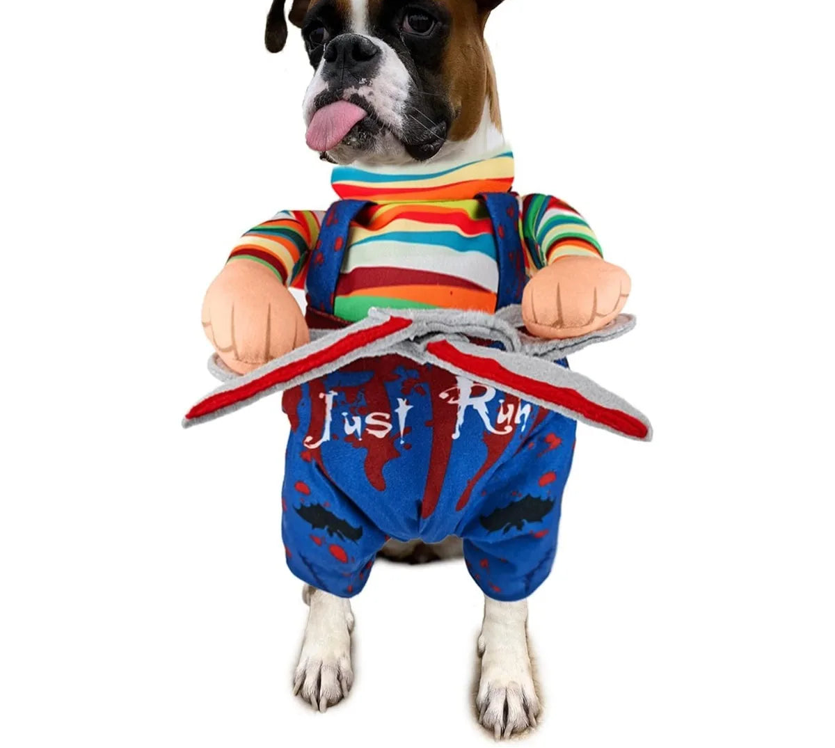 Halloween Pet Costume - Funny Scissors Doll Outfit for Cats & Dogs