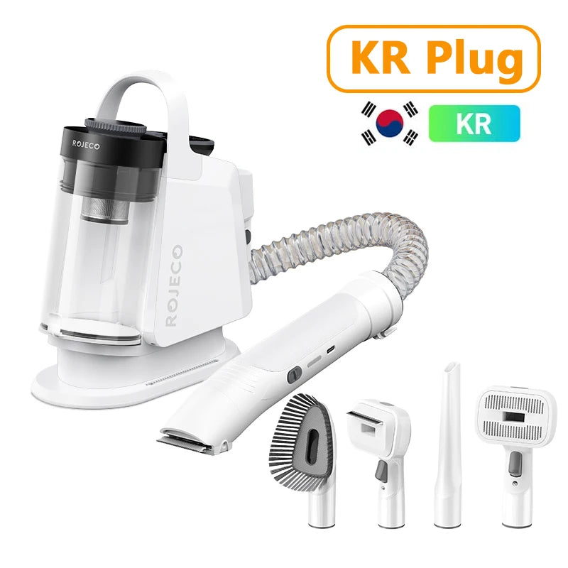 5-in-1 Pet Grooming Vacuum Kit — Smart Touch, 3-Speed Suction for Cats & Dogs