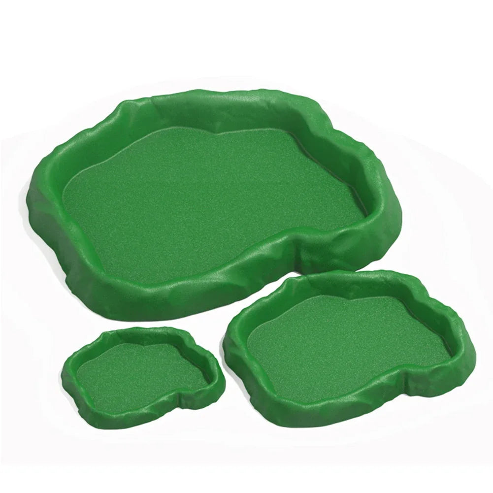 Reptile Rock-Style Food & Water Bowl for Terrariums