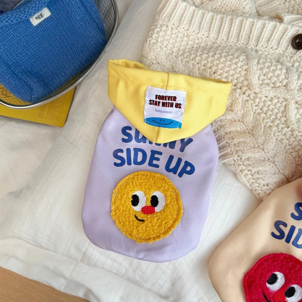 Smile Face Hoodie for Small & Medium Dogs & Cats