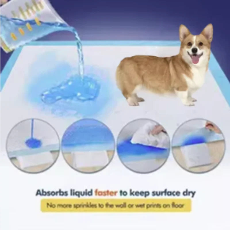 Super Absorbent Disposable Pet Training Pads for Dogs & Cats