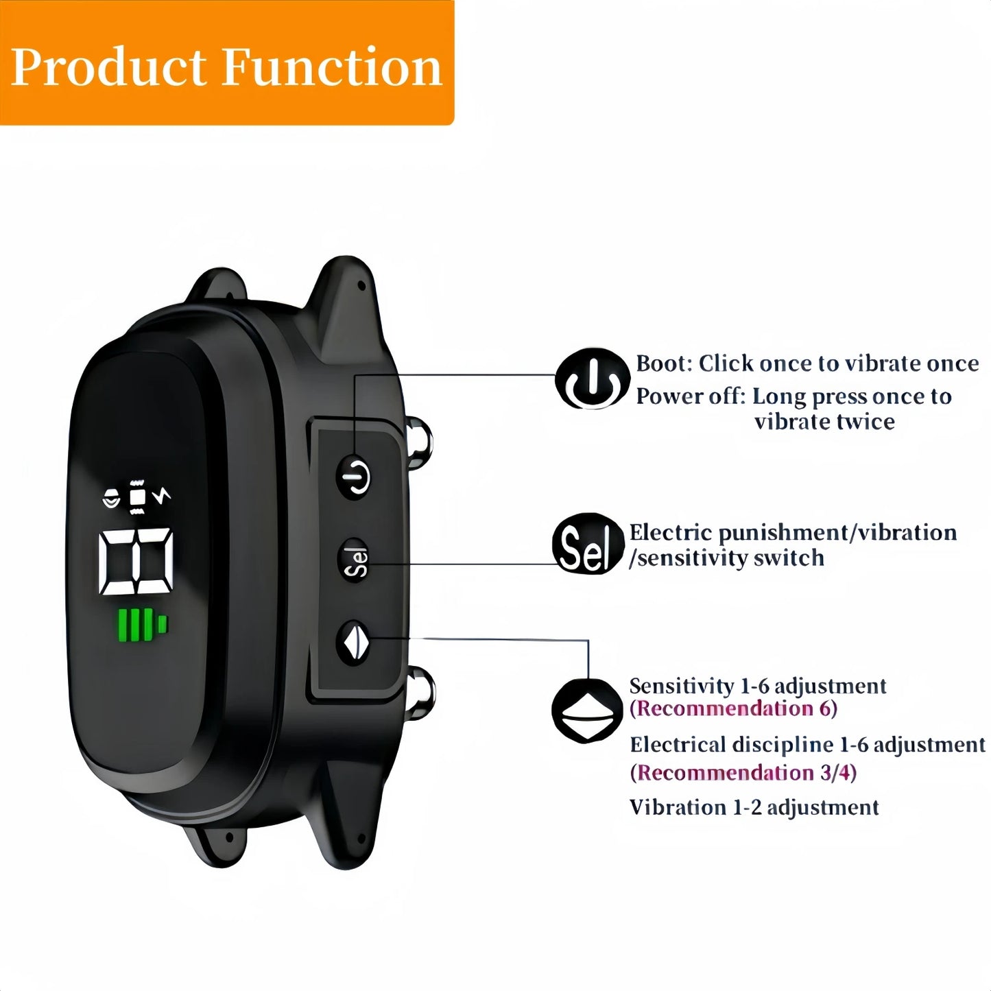 Anti-Meow Vibration Training Collar for Cats