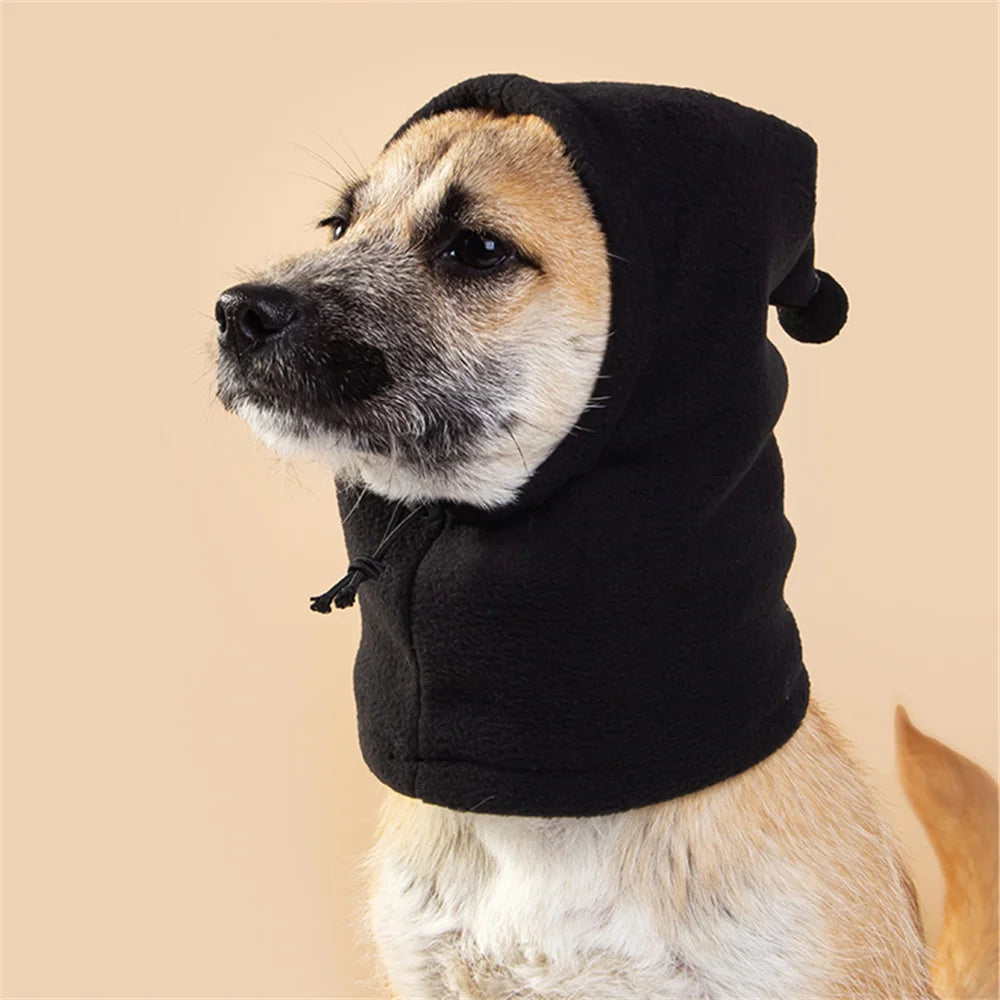 Fleece High-Neck Windproof Hat for Dogs & Cats