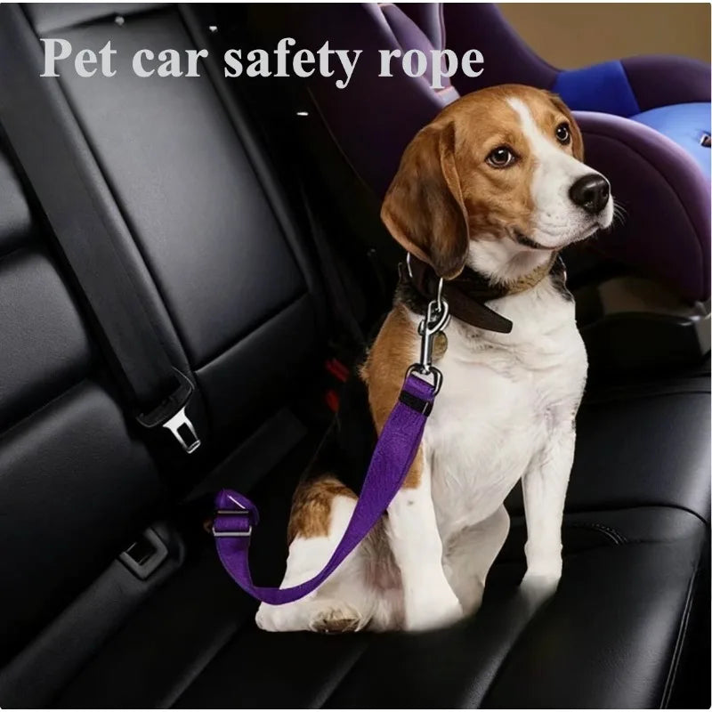Adjustable Pet Car Seat Belt & Safety Harness