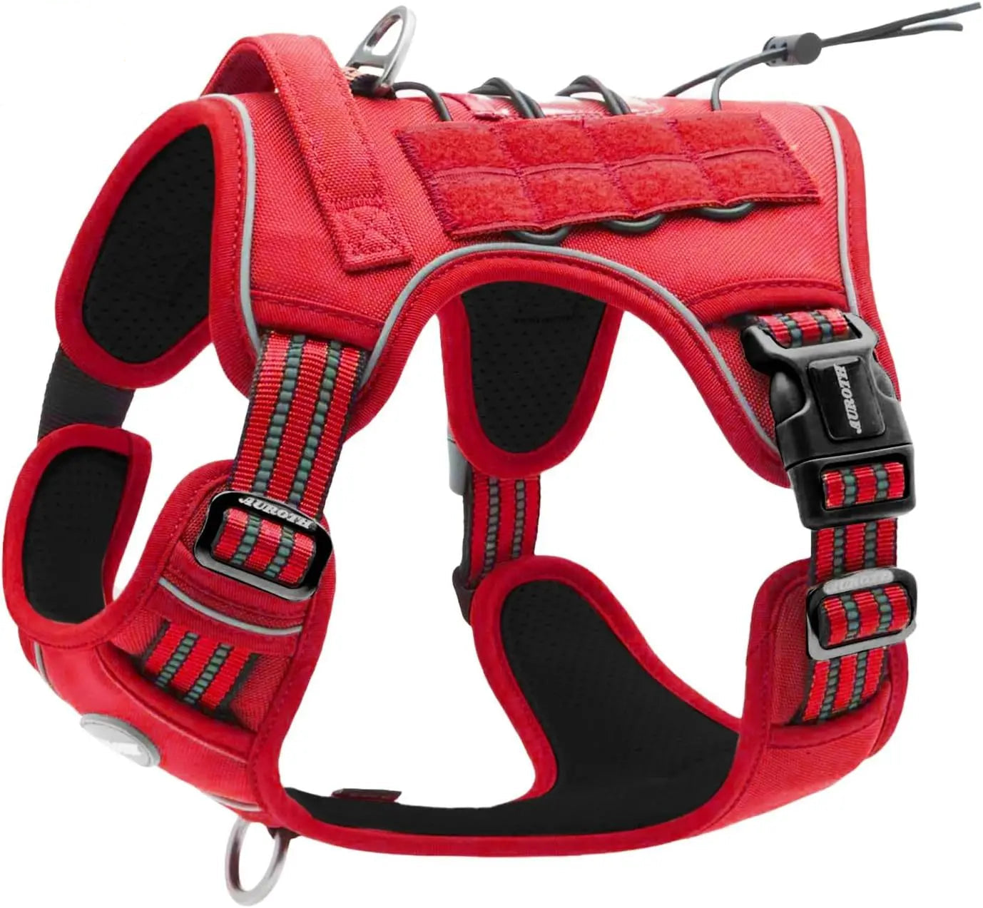 No-Pull Tactical Dog Harness with Reflective Strips