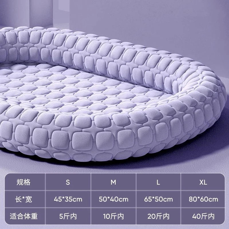 Cosy Pet House Bed for Kittens and Puppies - Soft Basket Mat