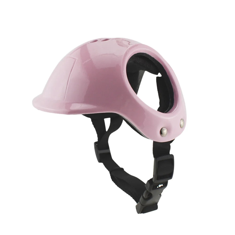 Motorcycle Helmet for Small Dogs with Ear Holes