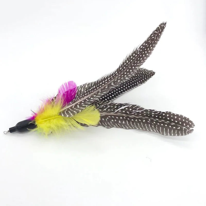 Retractable Feather Cat Wand Toy
