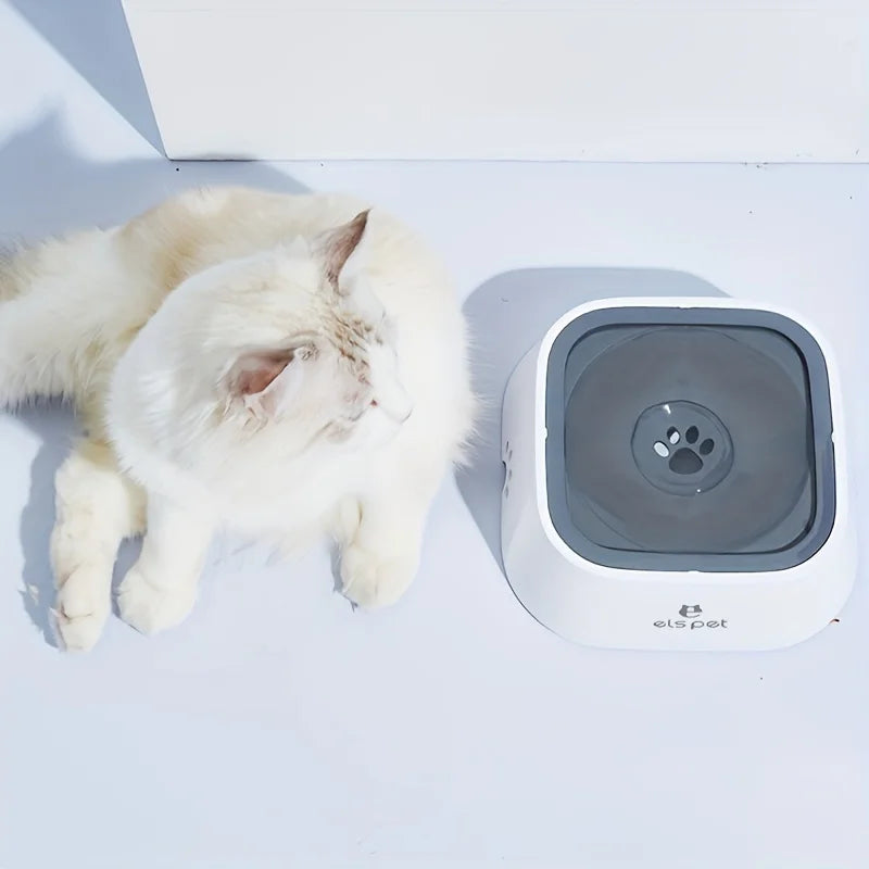 Gamelle d'eau anti-débordement pour chien à débit lent - Gamelle d'eau anti-éclaboussures pour animaux de compagnie de 1,5 L